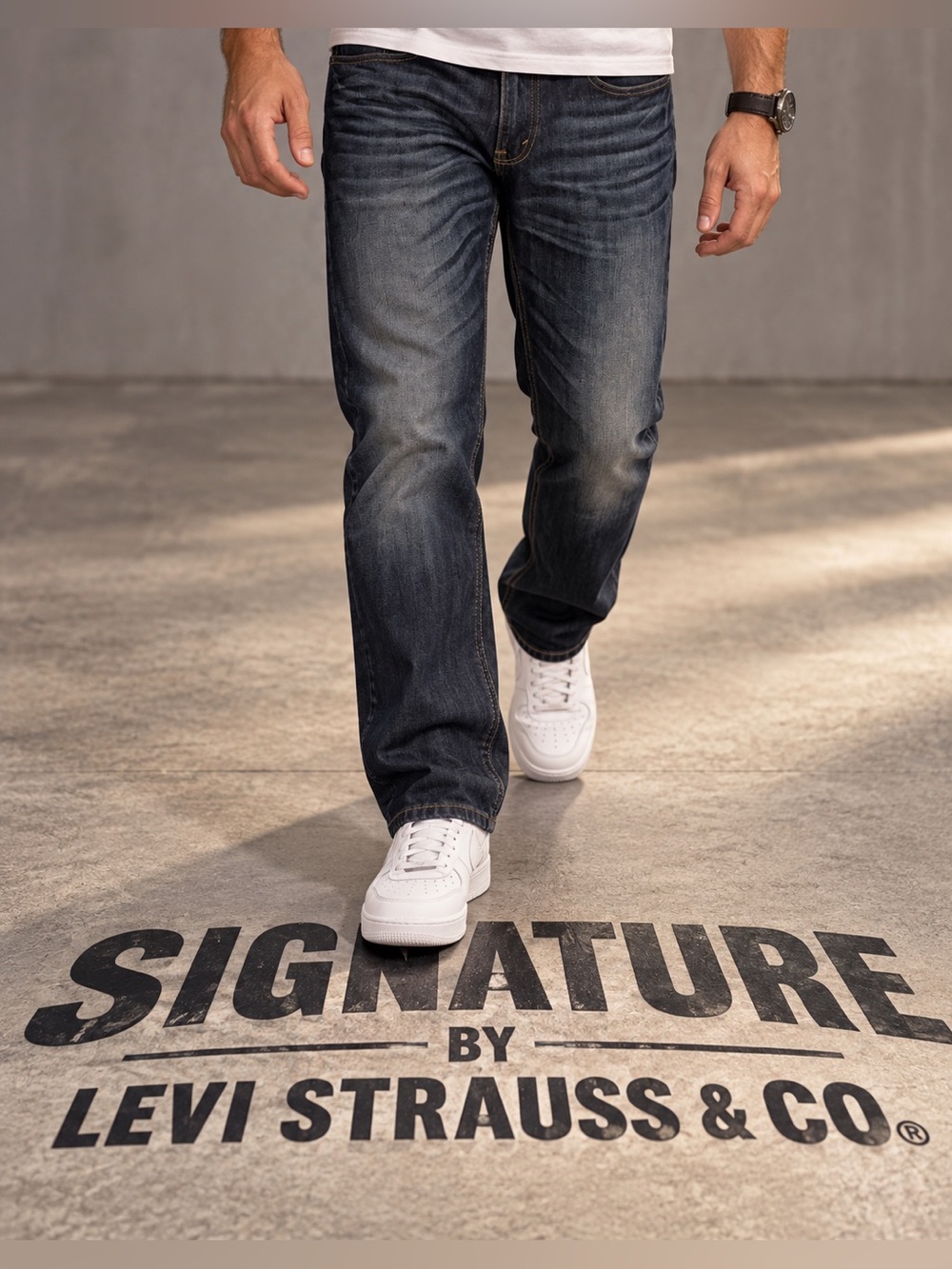 Signature by Levi Strauss & Co. – Men’s Straight Fit Jeans